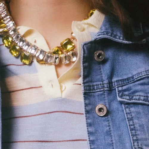 Il jeans e i bottoni, dal look L16