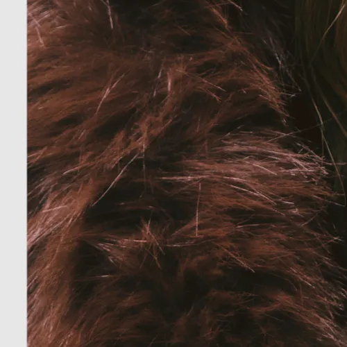 Il pelo del cappuccio, dal look L55